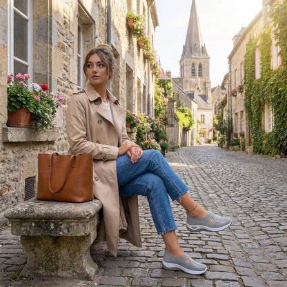 Chaussures Plates Souples en Maille Respirante