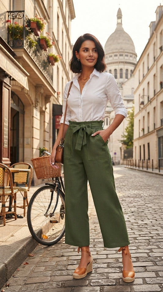 Pantalon Large Chic & Décontracté